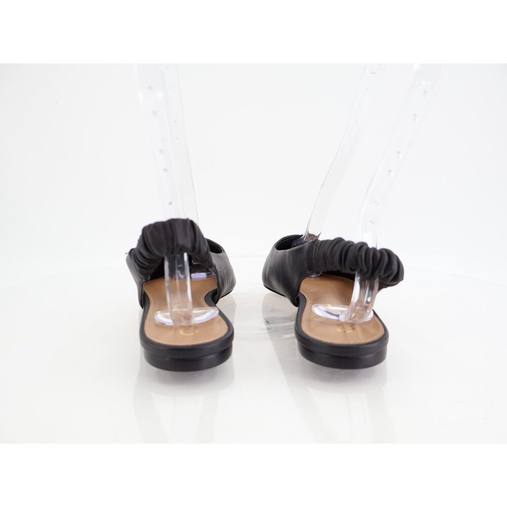 Sam Edelman Black Pointed Toe Slingback Flats - Picture 3 of 10